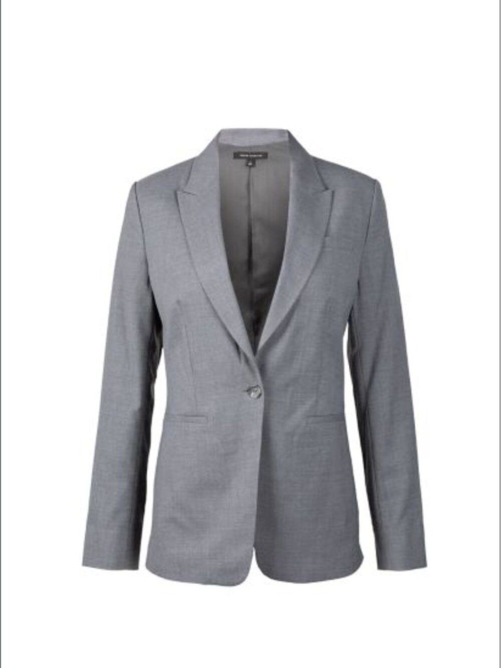 NWOT DESIGN COLLECTIVE BY CINTAS women momentum blazer in light grey (6R)